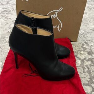 Christian Louboutin Black Ankle Booties
